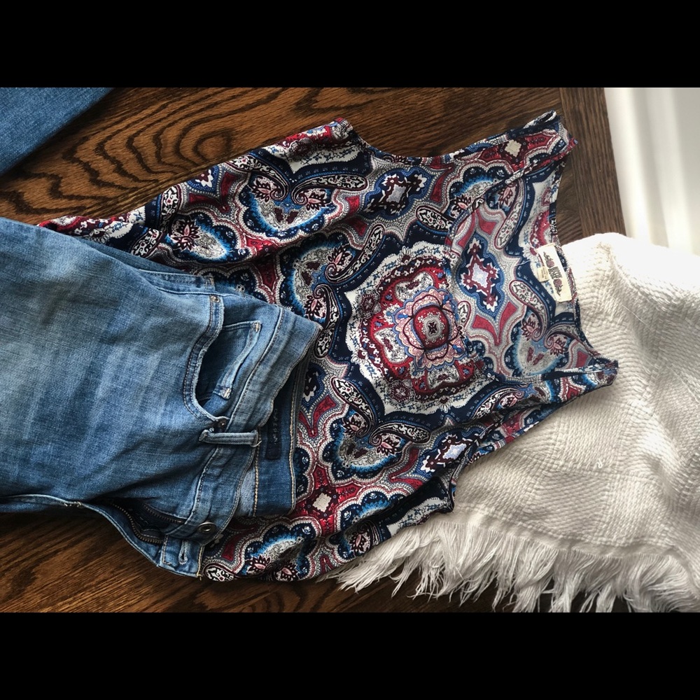 Mandala Flowered Tank Top